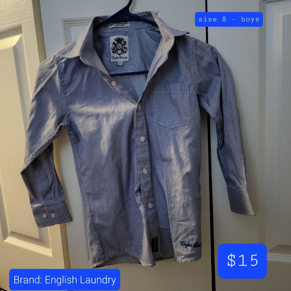 Boys button up